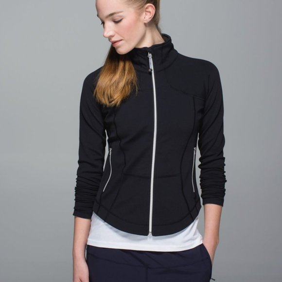 lululemon athletica Jackets & Blazers - Lululemon Shape Jacket Silver Black 6